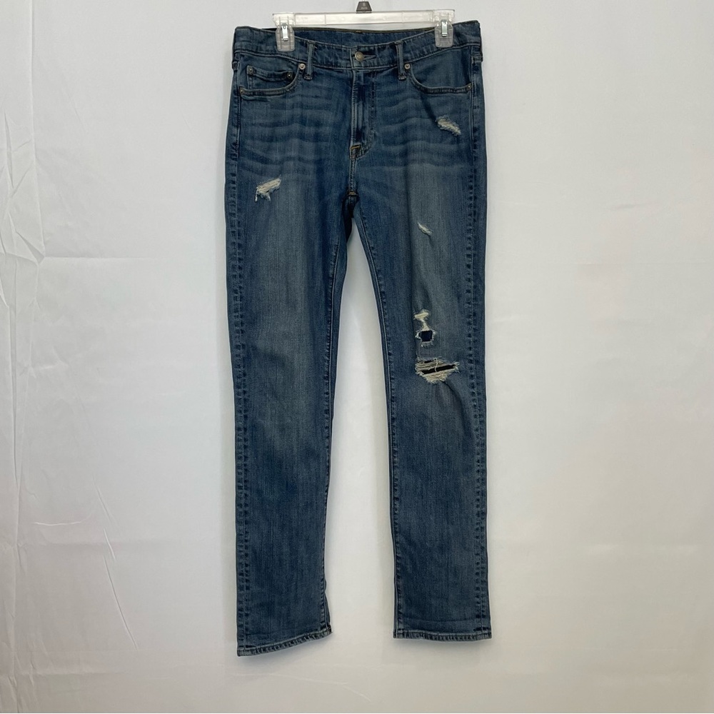 Abercrombie & Fitch Men's 31W 32L Rustin Athletic Slim Stretch Jeans - Picture 2 of 5